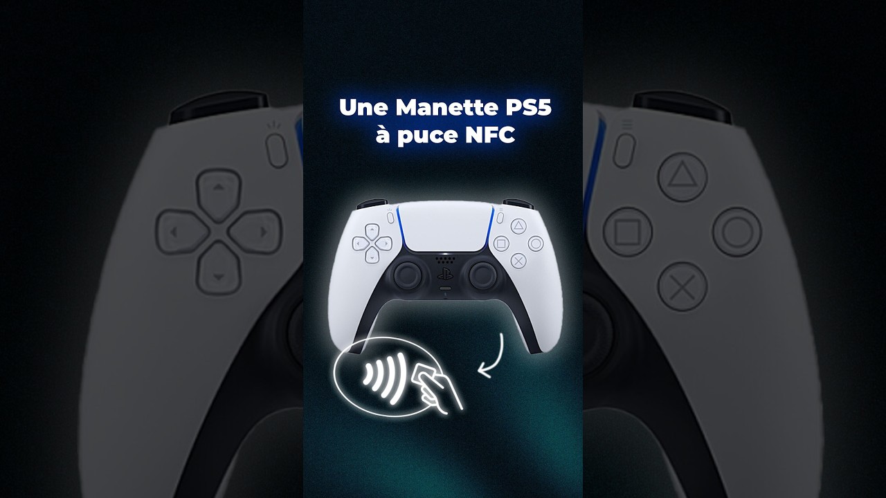 Sony travaillerait sur une manette PlayStation à puce NFC ! #shorts