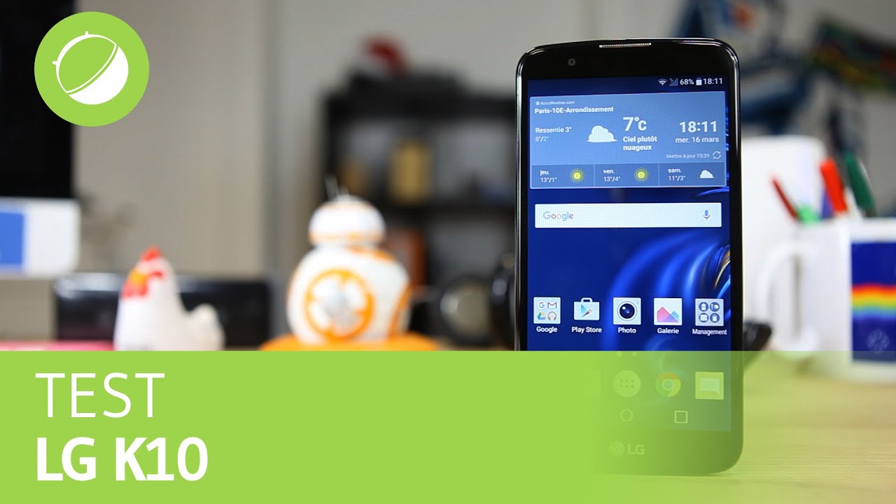 LG K10 : Le test