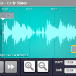 Ringdroid, une application pour editer ses sonneries Ringdroid, une application pour editer ses sonneries