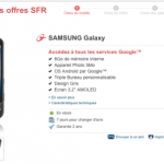Le Samsung Galaxy en vente chez SFR ! Le Samsung Galaxy en vente chez SFR !