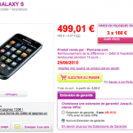 Le Samsung Galaxy S disponible sur Pixmania Le Samsung Galaxy S disponible sur Pixmania