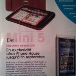 Dell Mini 5 sous Android : Bientôt chez The Phone House Dell Mini 5 sous Android : Bientôt chez The Phone House