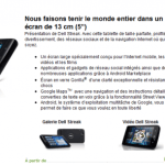 Dell Streak 5&Prime; : Disponible en noir sur le site officiel