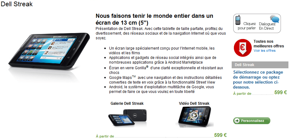 Dell Streak