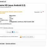 Le HTC Desire HD en pré-commande à la Fnac à partir de 569 euros Le HTC Desire HD en pré-commande à la Fnac à partir de 569 euros