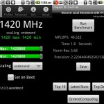 Le T-Mobile G2 grimpe jusqu’à 1420 MHz ! Le T-Mobile G2 grimpe jusqu’à 1420 MHz !