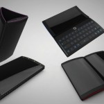 Le concept d’un androphone à trois écrans tactiles Le concept d’un androphone à trois écrans tactiles