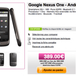 Le Google Nexus One à 389 euros sur GrosBill Le Google Nexus One à 389 euros sur GrosBill