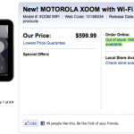 Canada : La Motorola Xoom WiFi déjà en vente / Le Nexus S dès demain Canada : La Motorola Xoom WiFi déjà en vente / Le Nexus S dès demain