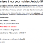 La mise à jour vers Gingerbread pour le HTC Desire HD chez SFR est repoussée à la première quinzaine de mai La mise à jour vers Gingerbread pour le HTC Desire HD chez SFR est repoussée à la première quinzaine de mai