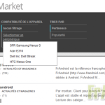 De nouveaux filtres de recherche sur l’Android Market Web De nouveaux filtres de recherche sur l’Android Market Web