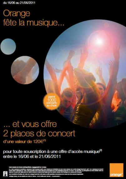 Orange fête la musique