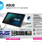 Qoqa : vente flash sur l&rsquo;Asus Transformer 32 Go