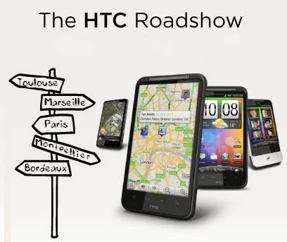 htc roadshow france