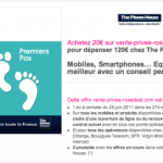 Vente privée propose un bon d&rsquo;achat de 120€ chez The Phone House… pour 20€