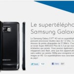 Le Samsung Galaxy S II arrive le 21 juillet chez Bell Le Samsung Galaxy S II arrive le 21 juillet chez Bell