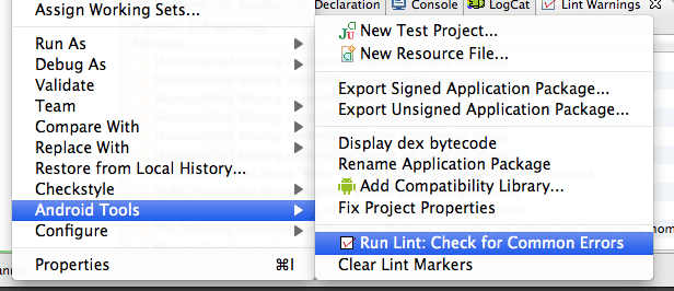 AndroidAdt16Lint