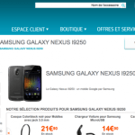 Samsung Galaxy Nexus I9250 : Bouygues Telecom ? SFR ? Samsung Galaxy Nexus I9250 : Bouygues Telecom ? SFR ?