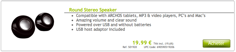 ArchosRoundStereoSpeaker