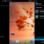 Démonstration d&rsquo;Android ICS sur le Motorola Droid (Milestone)