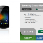 Le Galaxy Nexus sur Bouygues Telecom (B&YOU), c&rsquo;est fait !
