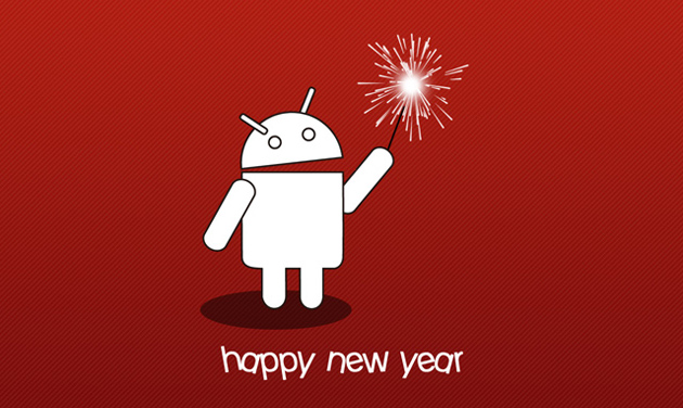 Happy New Year Android Bonne année Android