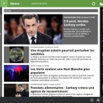 Metro France pour tablettes Android sur le Play Store Metro France pour tablettes Android sur le Play Store