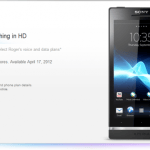 Le Sony Xperia S est dès maintenant disponible au Canada Le Sony Xperia S est dès maintenant disponible au Canada