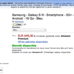 Samsung Galaxy S III annoncé chez SFR, Bouygues Telecom et Amazon FR, DE et UK Samsung Galaxy S III annoncé chez SFR, Bouygues Telecom et Amazon FR, DE et UK