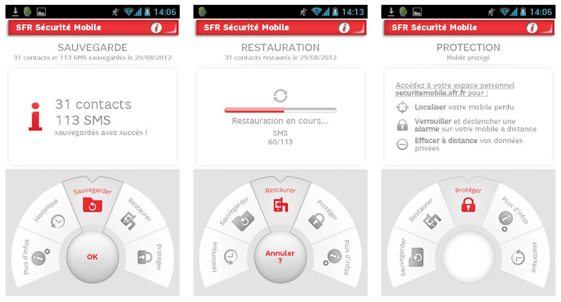 sfr sécurité mobile