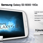 Bon plan : Samsung Galaxy S III à 429 euros Bon plan : Samsung Galaxy S III à 429 euros