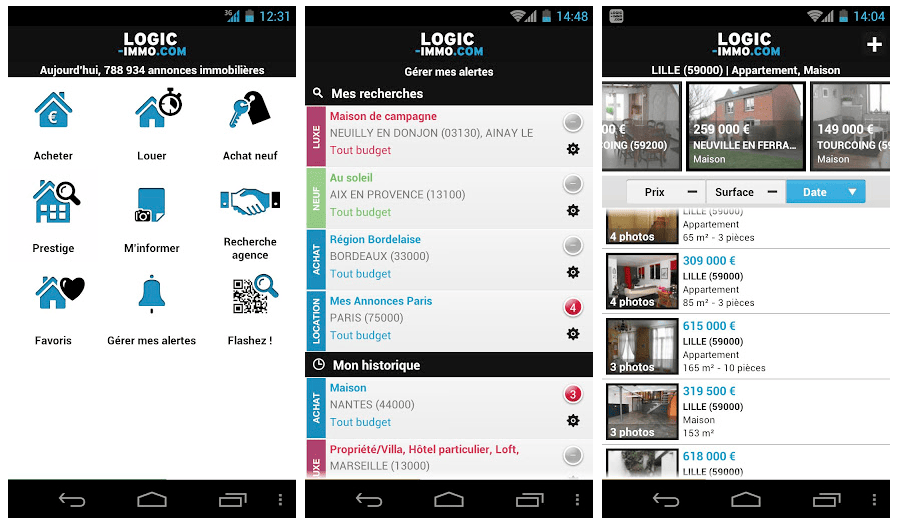 Logic immo application logic immo android