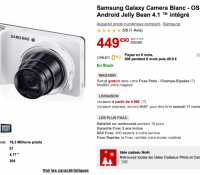 La Samsung Galaxy Camera est disponible à 349 € après ODR