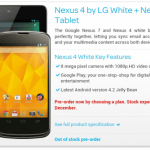 Oui, il y aura bien une version blanche du Nexus 4 Oui, il y aura bien une version blanche du Nexus 4