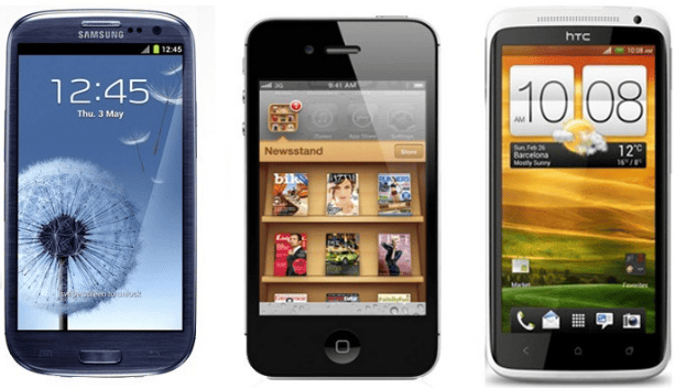 smartphones2012