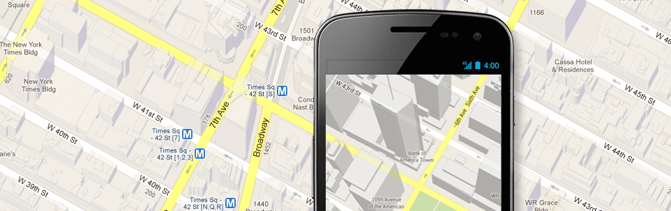 banner Google Maps Android API v2