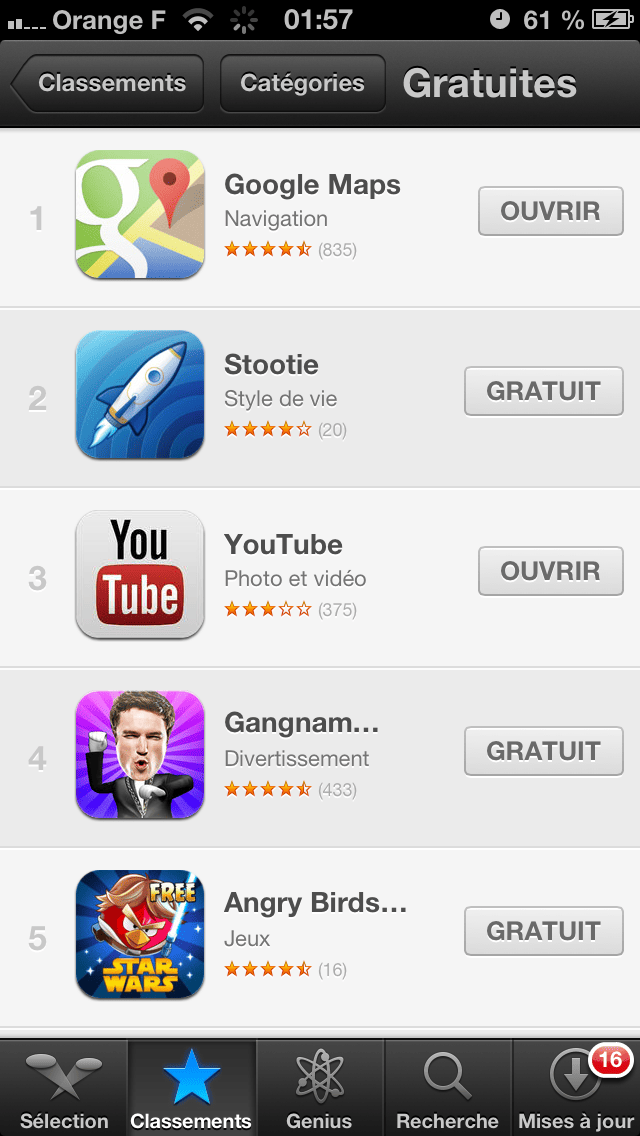 TOP AppStore iPhone