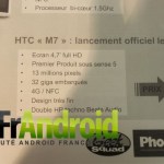 Le HTC M7 serait lancé officiellement le 8 mars à 649,90 euros ! Le HTC M7 serait lancé officiellement le 8 mars à 649,90 euros !