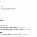 Google ajoute des Conseils d&rsquo;optimisation sur la console développeur du Google Play