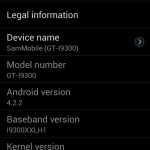 Première fuite d’Android 4.2.2 sur Samsung Galaxy S3 Première fuite d’Android 4.2.2 sur Samsung Galaxy S3