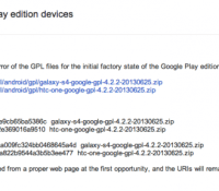 android code source gpl google play editions htc one samsung galaxy s4