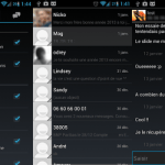 ICmess Beta, une application SMS qui s&rsquo;inspire des guidelines d&rsquo;Android 4+