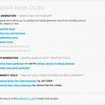 Android Asset Studio : le site indispensable pour les développeurs Android Android Asset Studio : le site indispensable pour les développeurs Android