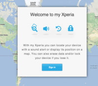 android sony my xperia sécurité en ligne online security localisation