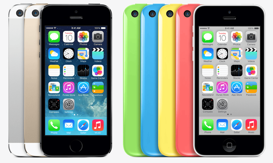 iPhone 5S et 5C