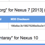 Android 4.3 « JLS36C », une nouvelle image de restauration pour la Nexus 7 LTE (2013) Android 4.3 « JLS36C », une nouvelle image de restauration pour la Nexus 7 LTE (2013)