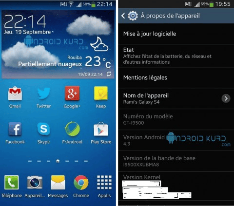 android 4.3 jelly bean samsung galaxy s4 gt-i9505 exynos 5410