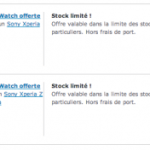 Une Sony SmartWatch 2 offerte pour l’achat d’un Xperia Z1 ou Xperia Z Ultra Une Sony SmartWatch 2 offerte pour l’achat d’un Xperia Z1 ou Xperia Z Ultra