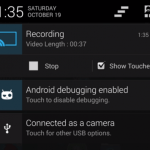 CyanogenMod : la fonctionnalité screencast intégrée