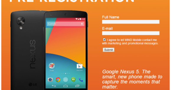 android lg google nexus 5 wind mobile canada
